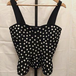 Express Body Contour Peplum Top